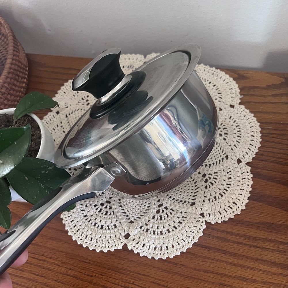 Stainless Steel Saucepan with Lid -